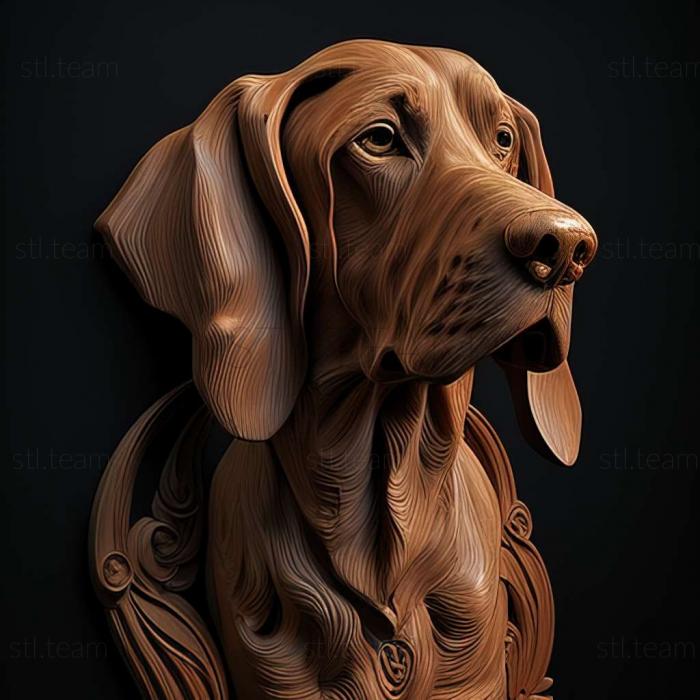 3D model The Italian Hound dog (STL)